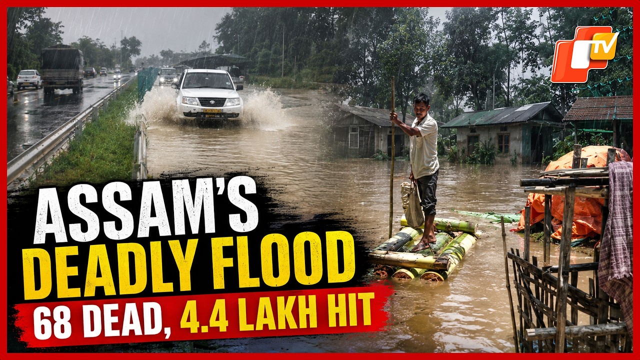 Assam Floods: 4.45 Lakh People Still Affected, Death Toll Remains At 68