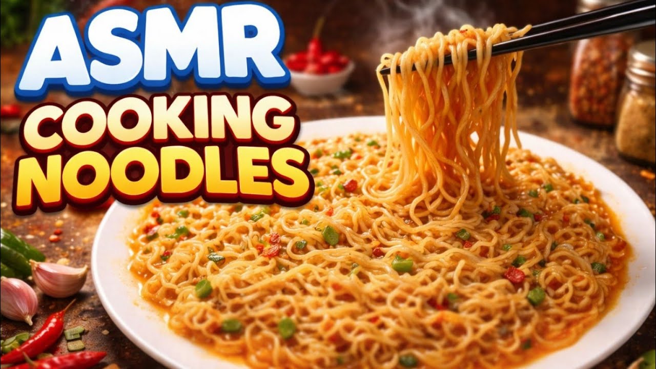 Ultimate Noodle ASMR 🔥 | Mouth-Watering Cooking Sounds