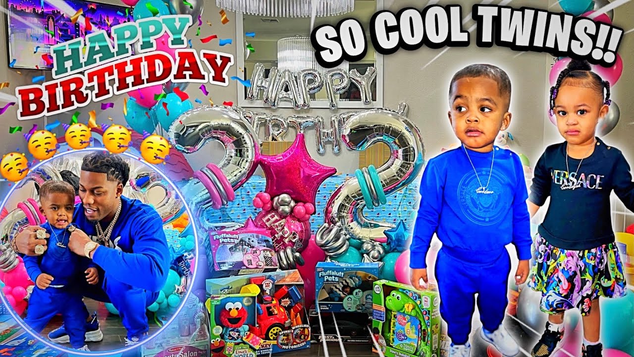 HAPPY BIRTHDAY PARTY FOR THE SO COOL TWINS BIRTHDAY!