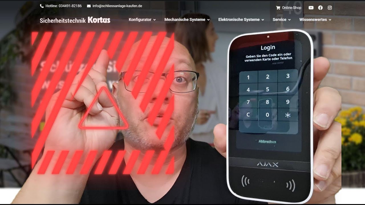 📱 Das Neue Ajax KeyPad TouchScreen – Die Zukunft der Sicherheitstechnik!  🚓