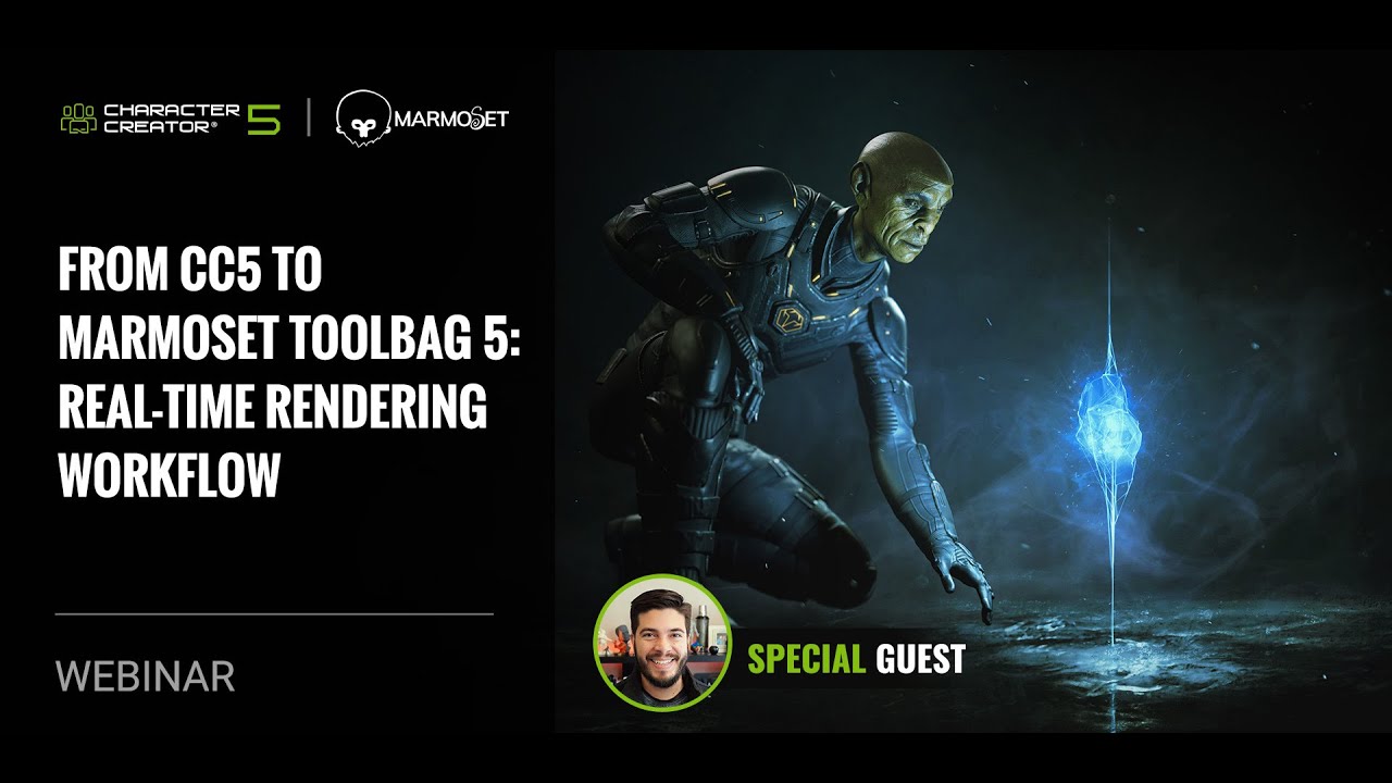 [Webinar] From CC5 to Marmoset Toolbag 5: Real-Time Rendering Workflow