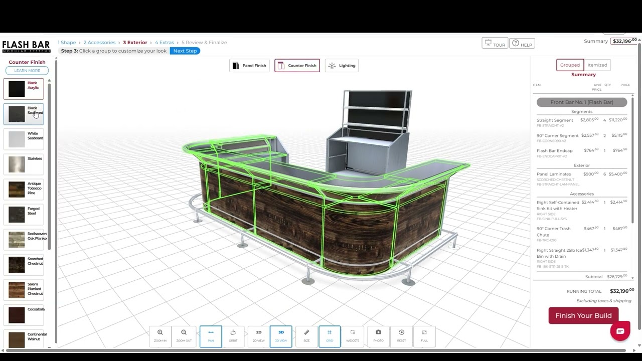 Flash Bar Builder version 4.0 Walk Through