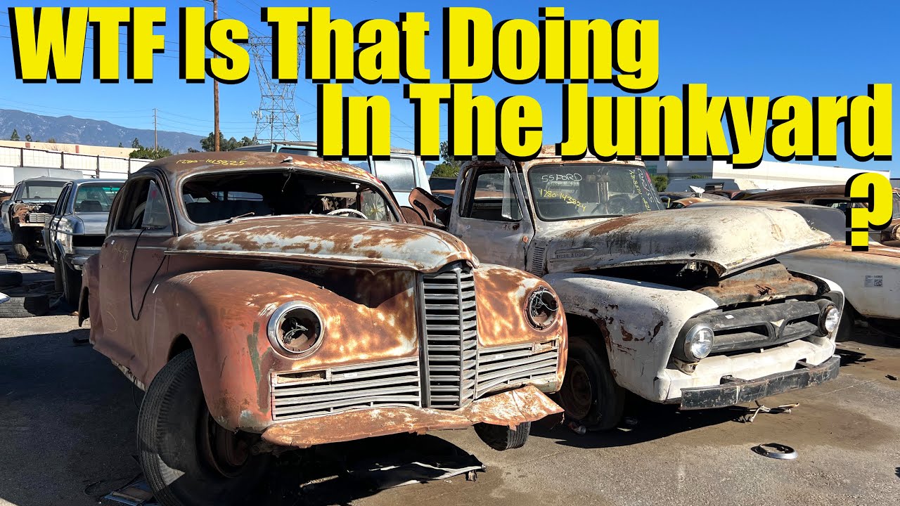 WTF Is that Doing In The Junkyard? - Classic Cars In Wrecking Yards