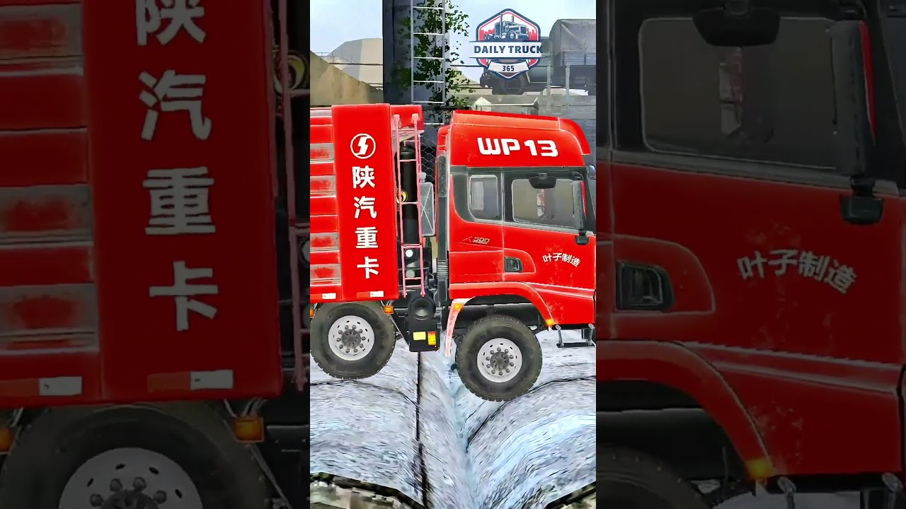 SpinTires MudRunner | Truck Simulator Eps 32 | Tractor vs. Speed Bump