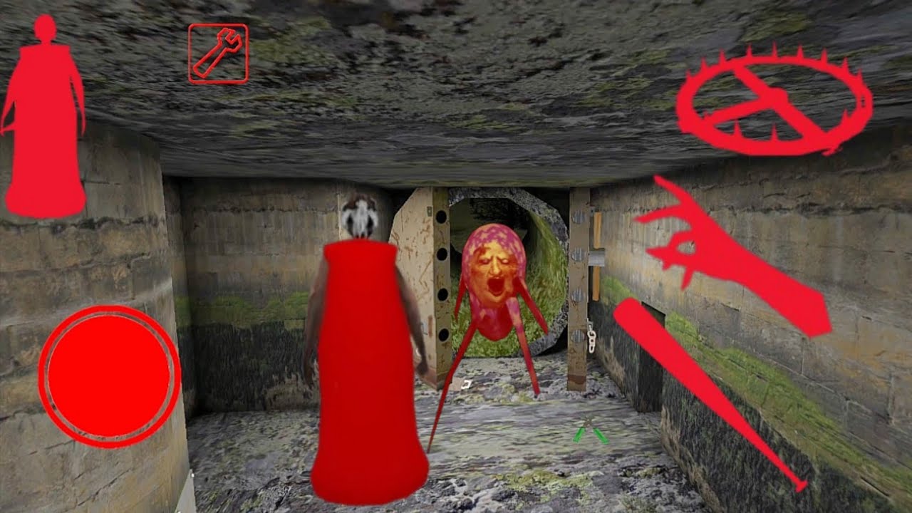 Granny Game Horror Escape Gameplay | Playing As Red Granny Mod #granny 