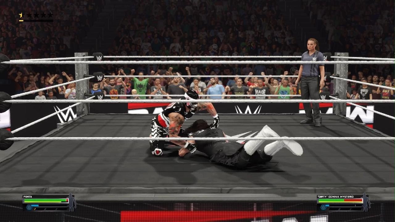 WWE 2K25 Penta vs Dirty Dominik Mysterio - WWE International champion match - WWE Raw 3/02/26