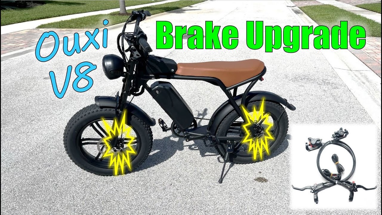 Upgrading Brakes Ouxi V8 V20 eBike - $55  Crossboss or Voltsteed V9