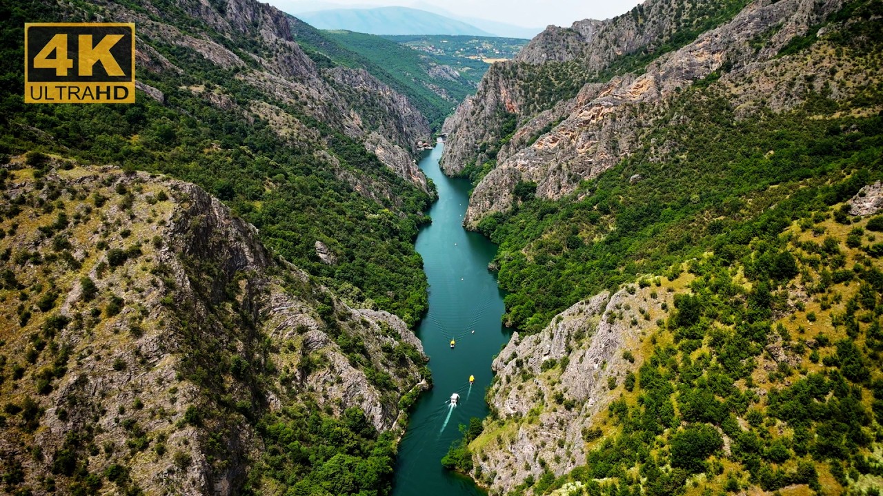 Canyon Matka, North Macedonia 🇲🇰 with 4K Drone Footage.