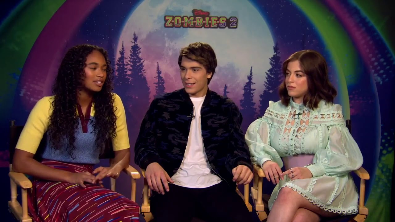 Chandler Kinney, Pearce Joza and Ariel Martin Talk 'Zombies 2'