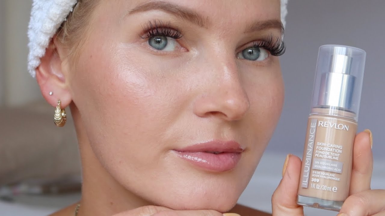 *new* REVLON ILLUMINANCE foundation on dry skin + WEAR TEST