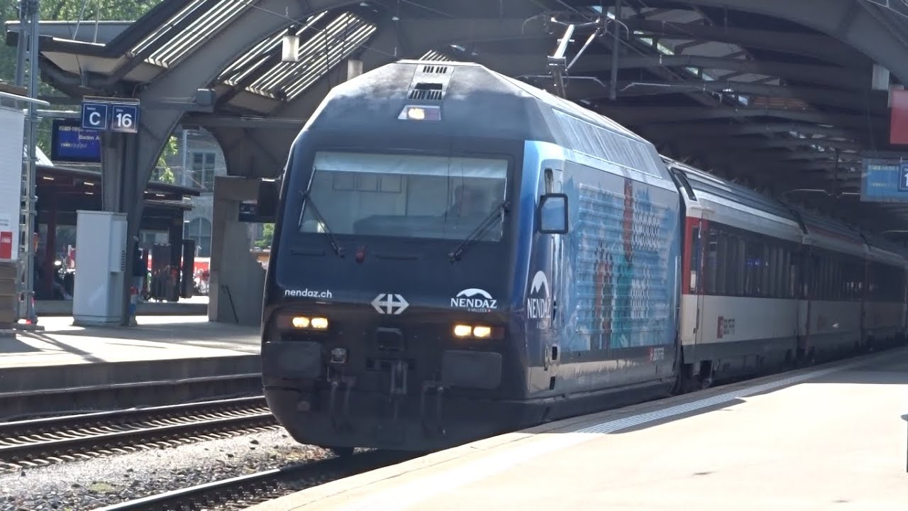 Abfahrt des IC3 nach Basel SBB am Zürich HB