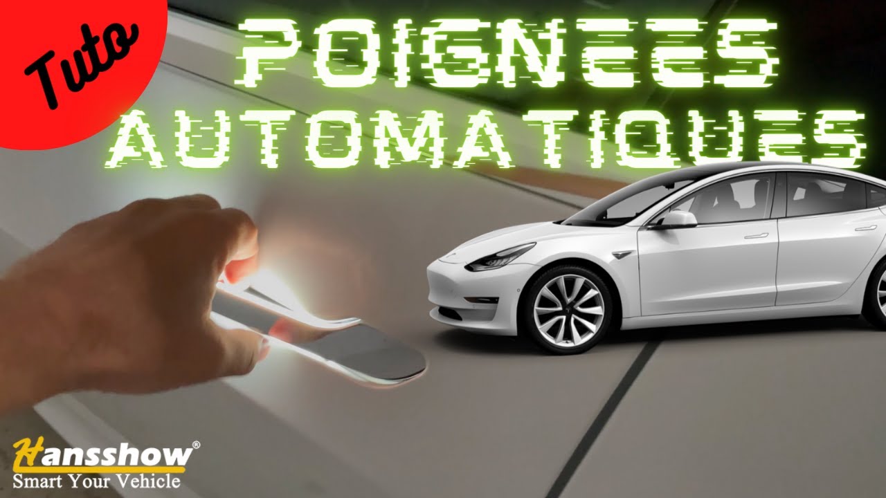 Tesla model 3/Y : installation poignées auto Leds Hansshow