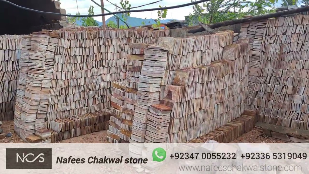 Factory Visit Chakwal Stone Sandstone & Splits