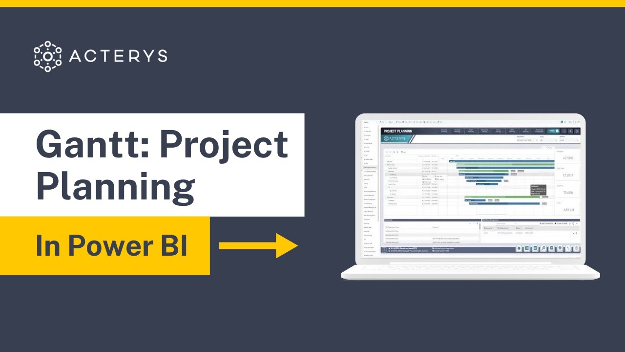 Acterys Gantt: Project Planning in Power BI