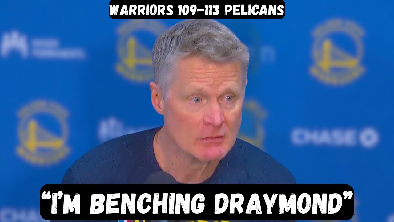 Steve Kerr PROMISES TO BENCH Draymond after loss - Post Game Interview - Warriors vs Pelicans