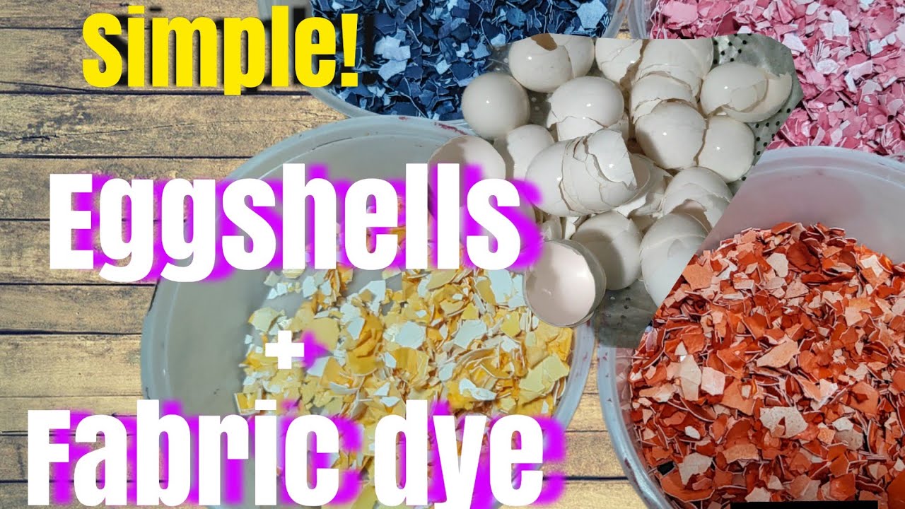 How to dye eggshells using fabric dye