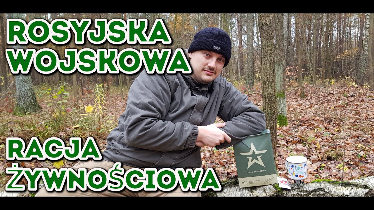 Rosyjska Wojskowa Racja Żywnościowa. Test i Degustacja w Lesie :) #Majster Amator