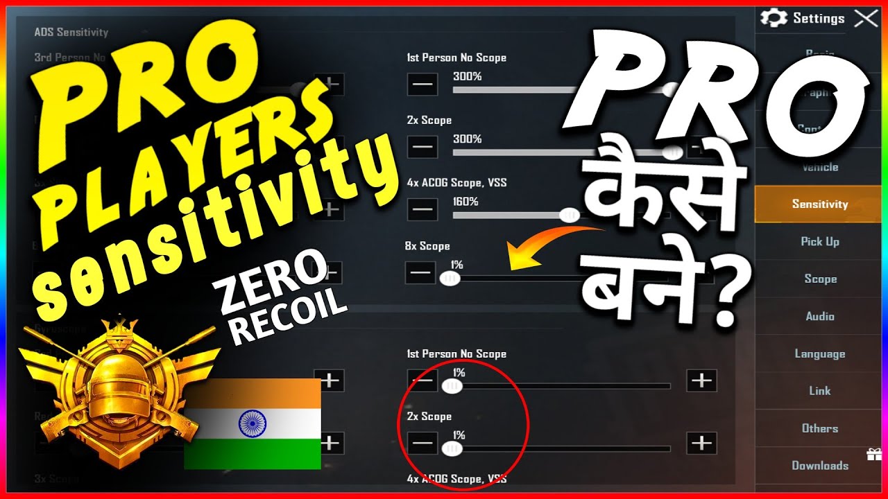 BEST SENSITIVITY SETTING AND FULL GUIDE ON PUBG MOBILE SENSITIVITY ZERO RECOIL CONTROL- DON'T COPY