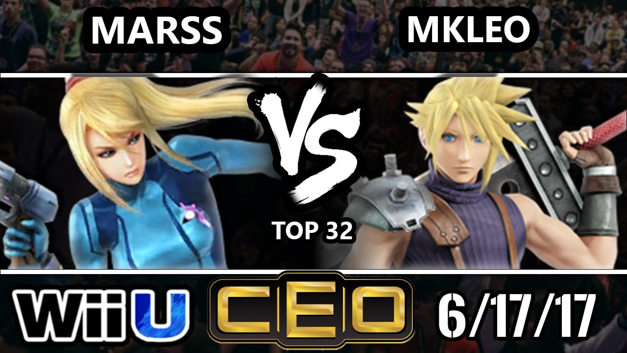 CEO 2017 Smash 4 - Marss (ZSS) vs ECHOFOX MVG | MKLeo (Cloud) Wii U Top 32