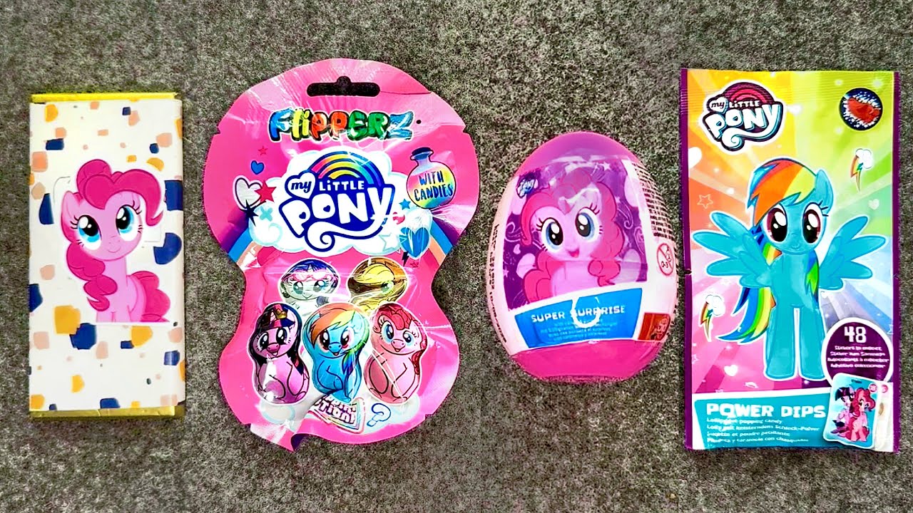 💖😍 Funny My Little Pony Lollipop • Surprise Egg • Sweets & Toys opening | satisfying ASMR