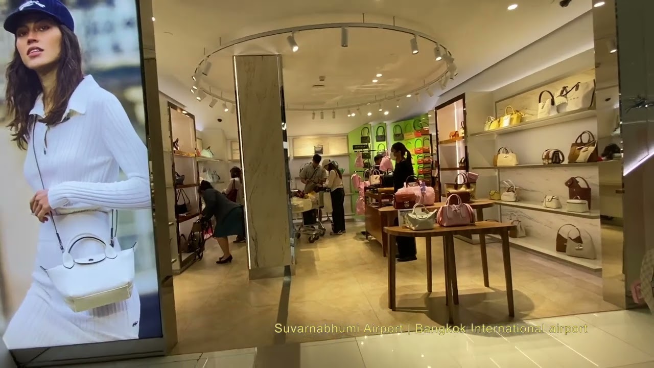 Shopping in Suvarnabhumi Airport Bangkok International airport