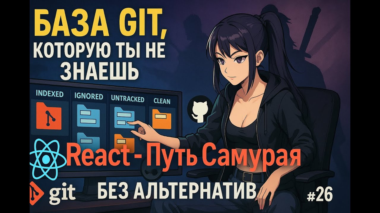 26 / Git vs Github, база для новичков / Курс React Путь Самурая: Без альтернатив