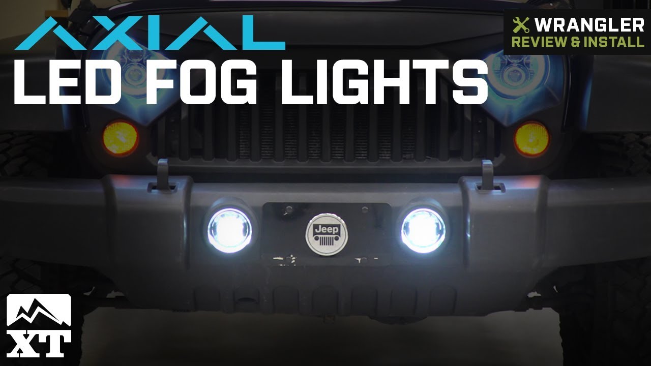 Jeep Wrangler Axial LED Fog Lights (2007-2018 JK) Review & Install