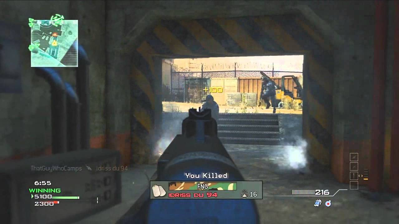 Modern Warfare 3 Camper's Team Deathmatch 1 (PPSH Insomnia)