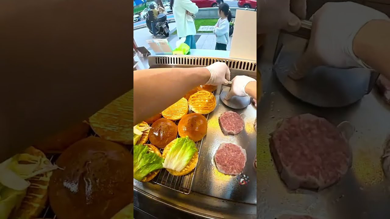 🔴 PERFECT SMASH BURGER 🍔  | POV Chinese Street Food Live