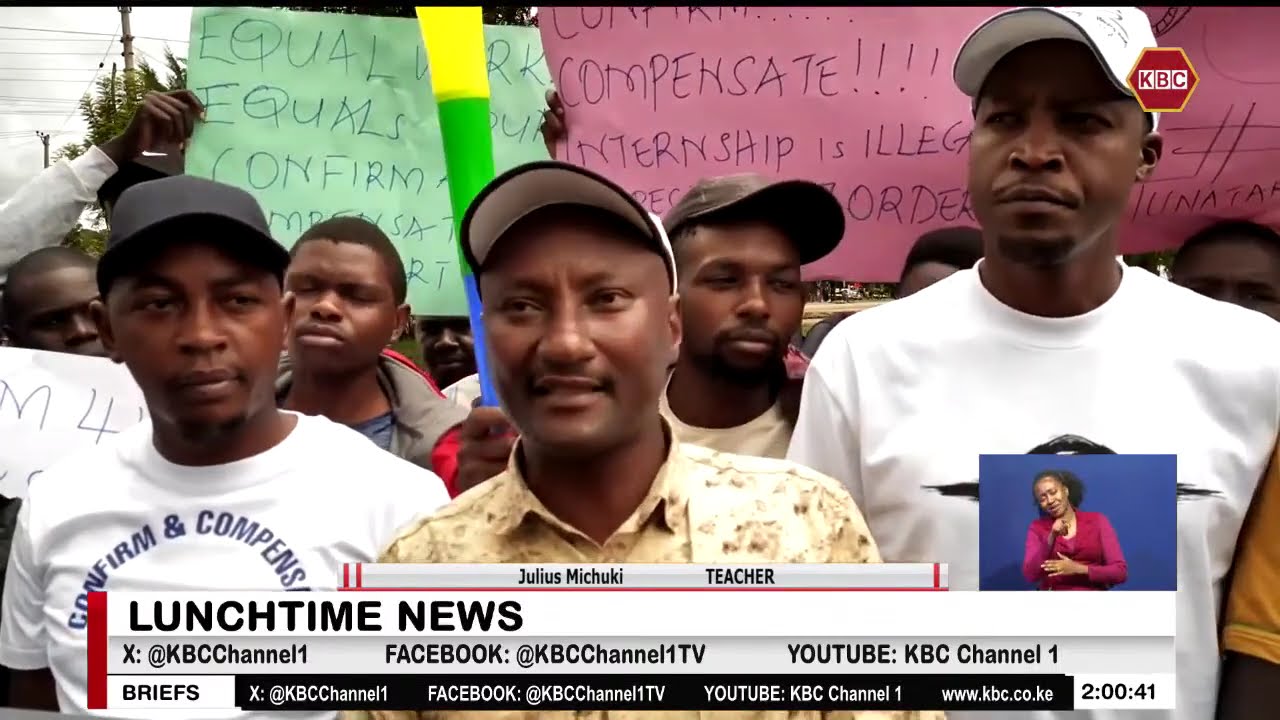 JSS interns teachers demand permanent employment
