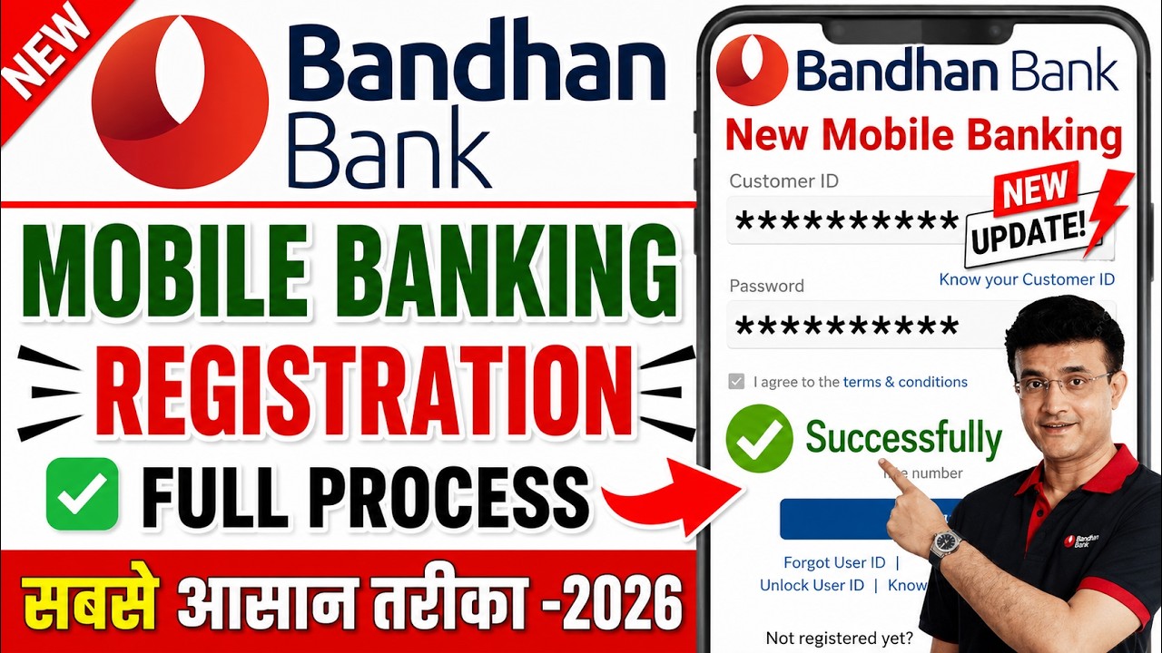 M Bandhan App Registration 2026 || How To Register Bandhan Bank Net Banking 2026 || @ssmsmarttech