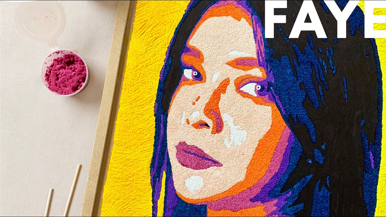 Klaypel Pop Art Portrait | Faye Balogo