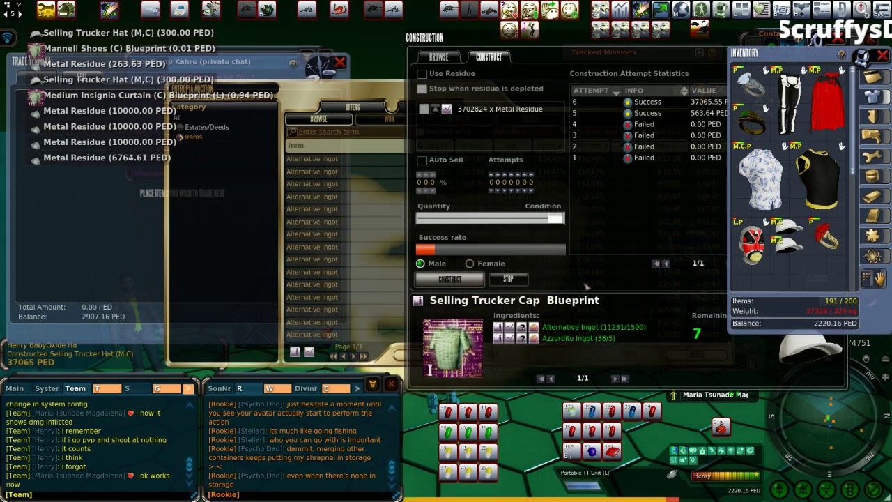 Entropia Universe - Randomly doing very EXPENSIVE stuff - 37k HOF