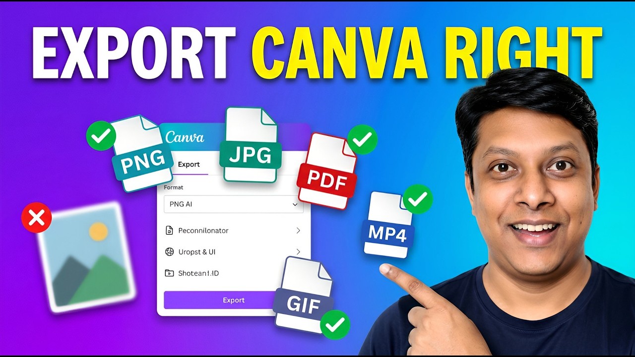 Как экспортировать, сохранять и скачивать дизайны и видео из Canva | Курс Canva для начинающих | 31