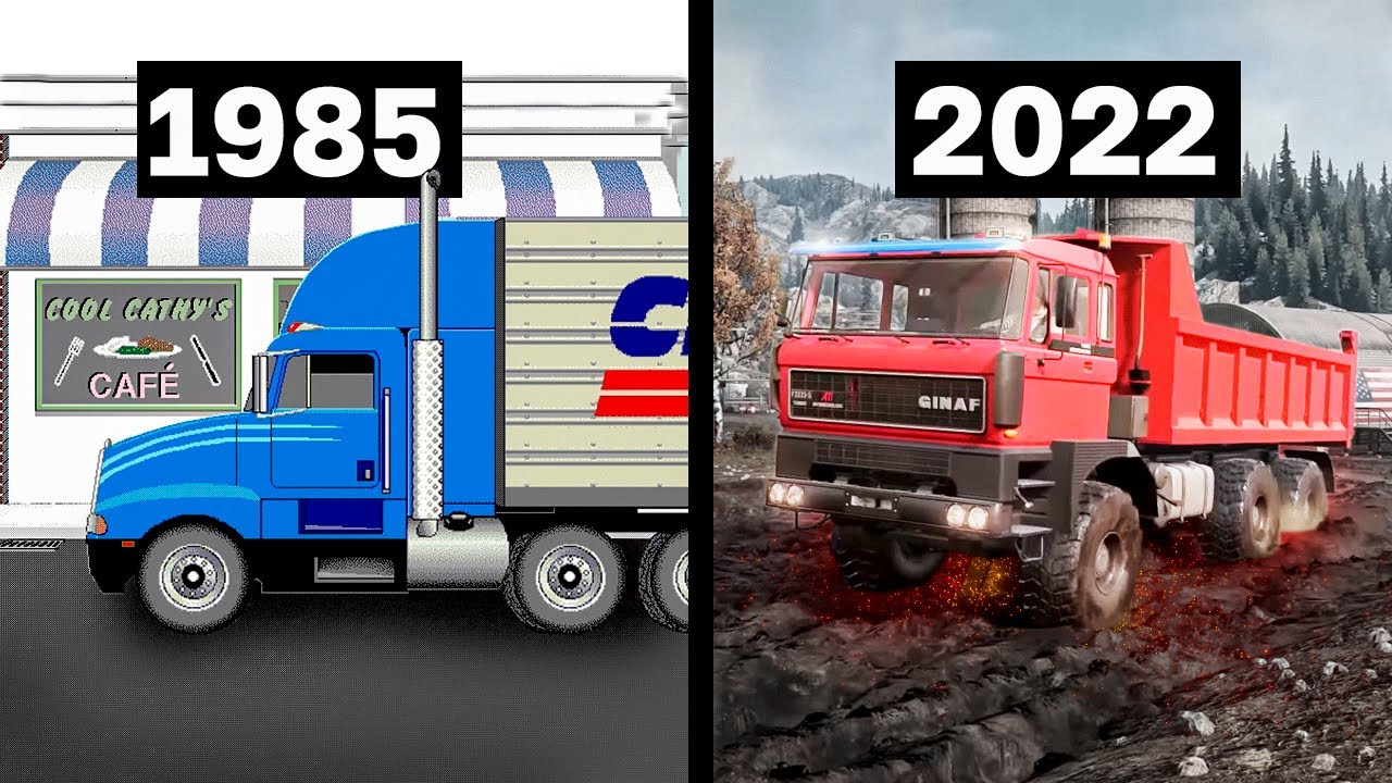 ЭВОЛЮЦИЯ ИГР ПРО ДАЛЬНОБОЙЩИКОВ (1985-2022)