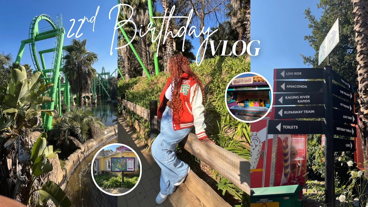 Gold Reef City Vlog | Free ticket on your birthday | Dinner at Moja Cafe | Where have I been?