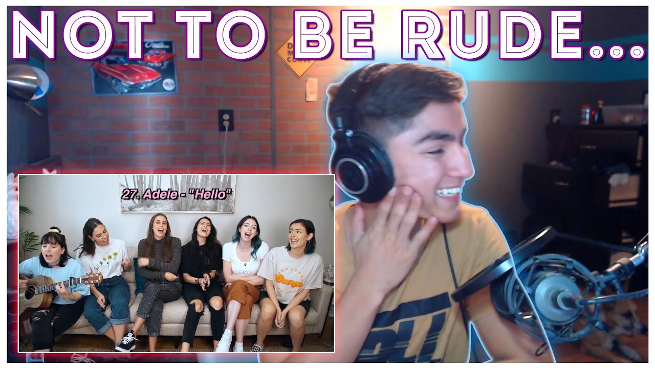 UnVocal Coach REACTS TO: Cimorelli - 25 Songs over 4 Chords