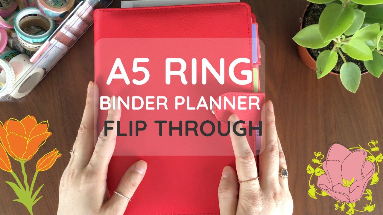 A5 Ring Binder Planner Flip Through | Functional Planner | Flying Tiger Binder