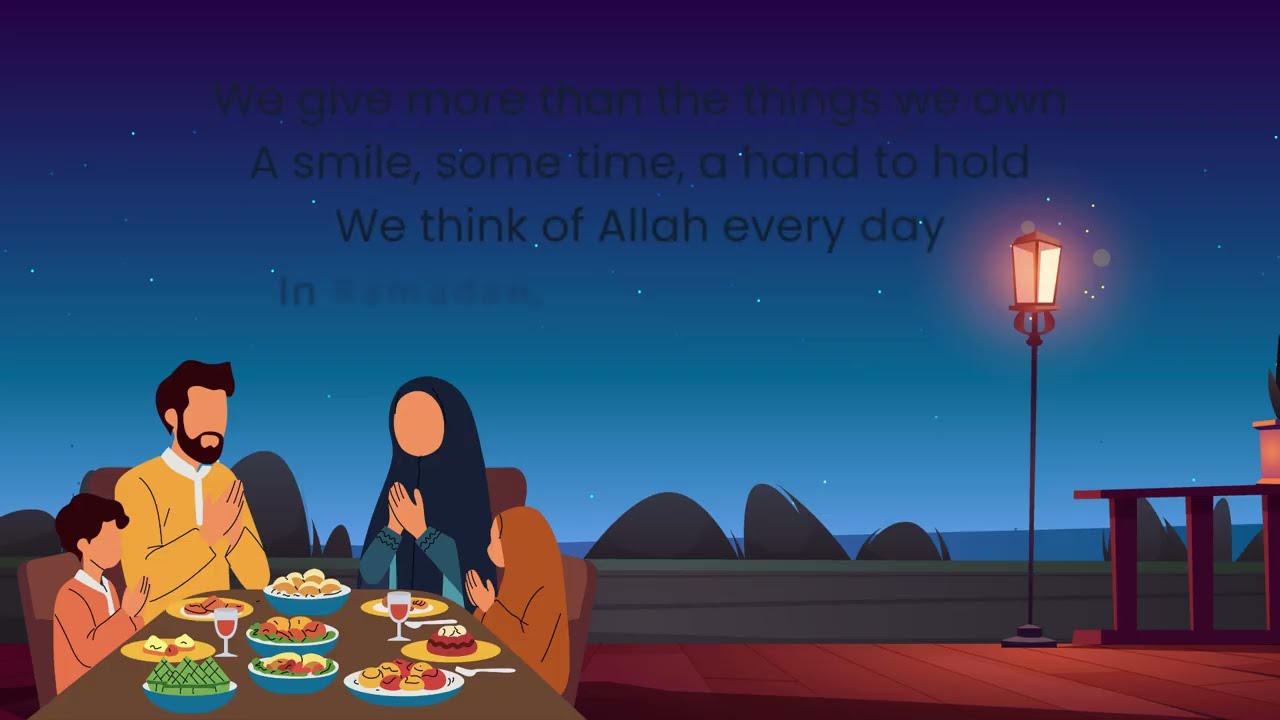 Calm Ramadan Song for Kids | All Together