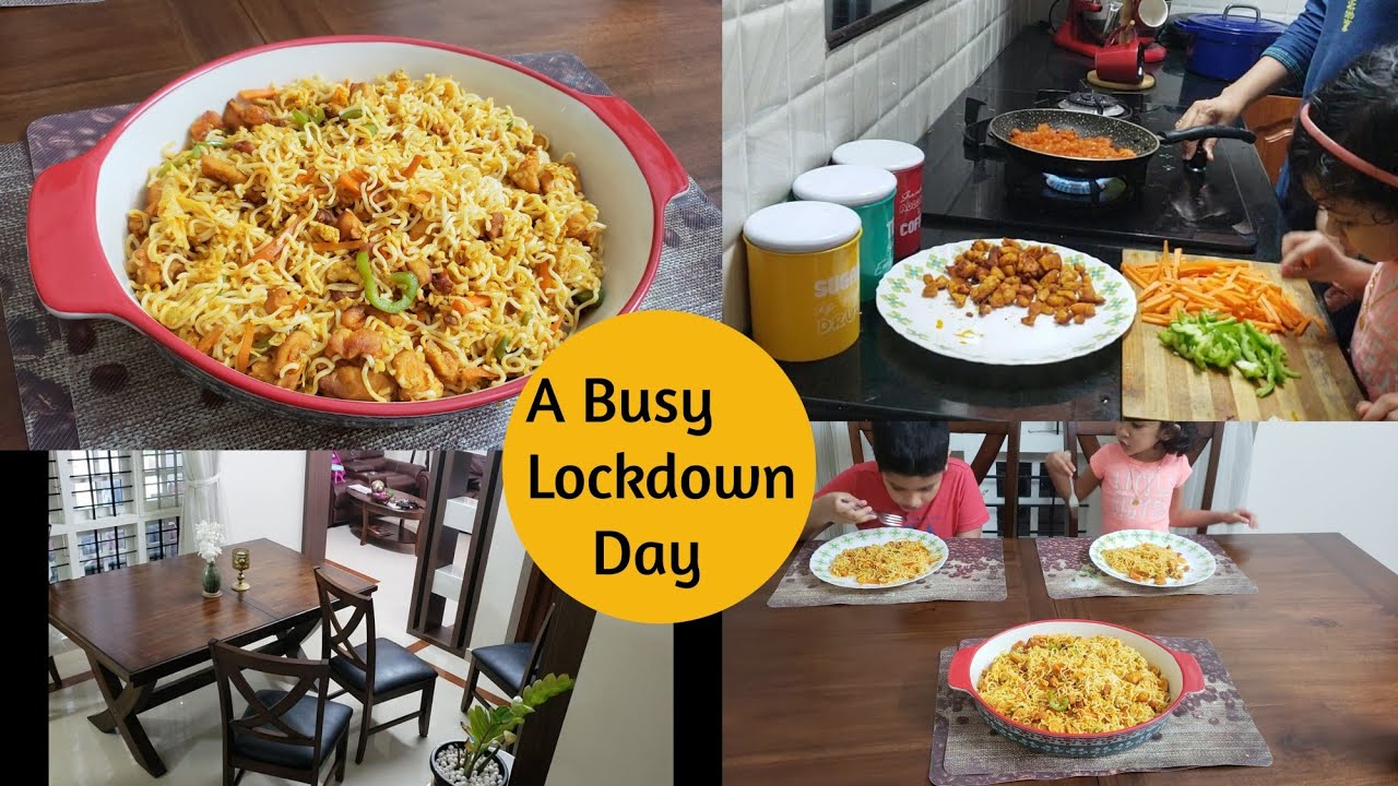 A Busy Lockdown Day|| Cooking & Cleaning || Treat for Kids || Anu's Kitchen