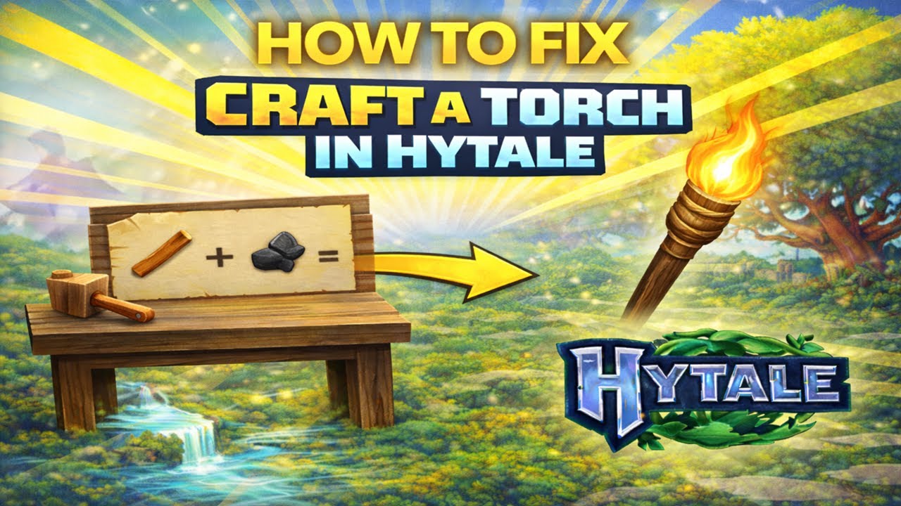 How to Craft a Torch in Hytale (Step by Step)