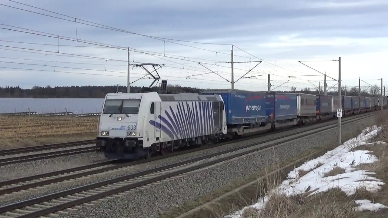 185 663 mit KLV bei Hattenhofen