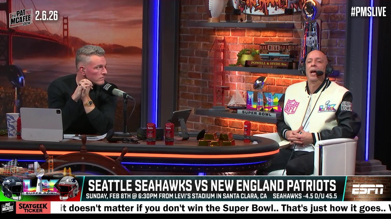 The Pat McAfee Show Live From Super Bowl Radio Row | Friday February 6th 2026