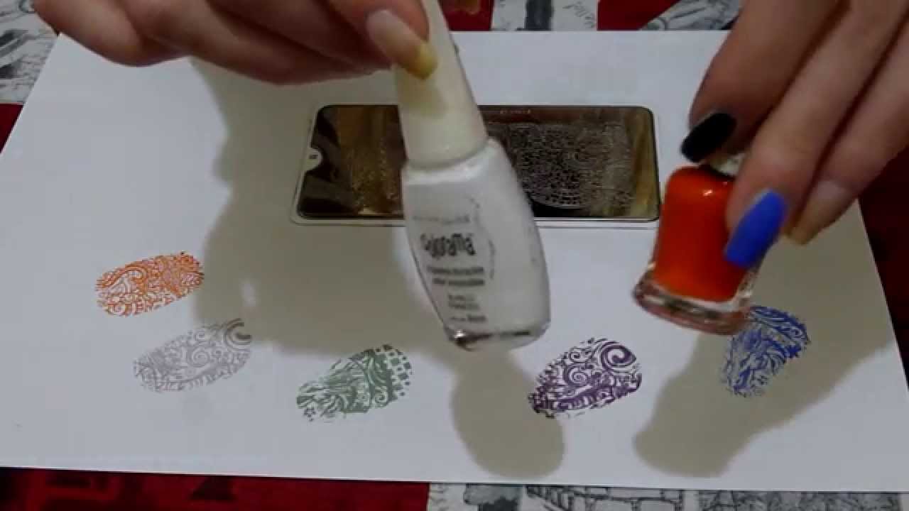 Que esmaltes sirven para stamping? Como hacerlos caseros?