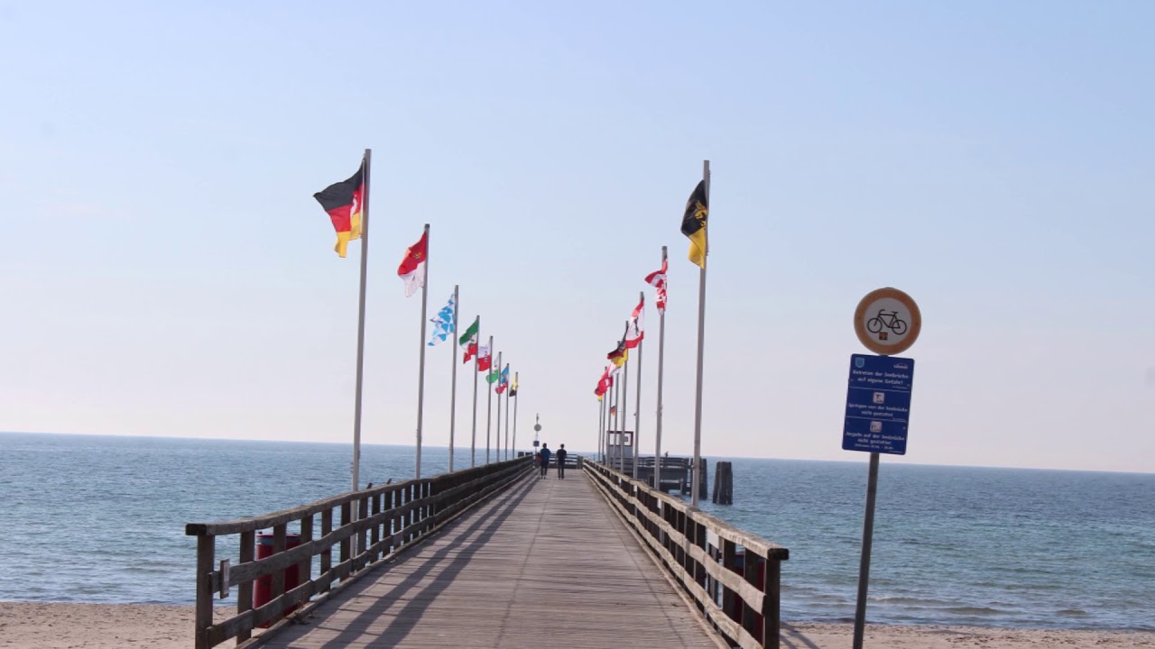 Die neugestaltete Promenade von Großenbrode im Mai 2020