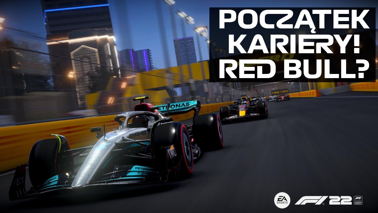 ZACZYNAMY KARIERĘ | POCZĄTEK W RED BULLU? | #1 | F1 22 | GAMEPLAY PL | KROKS