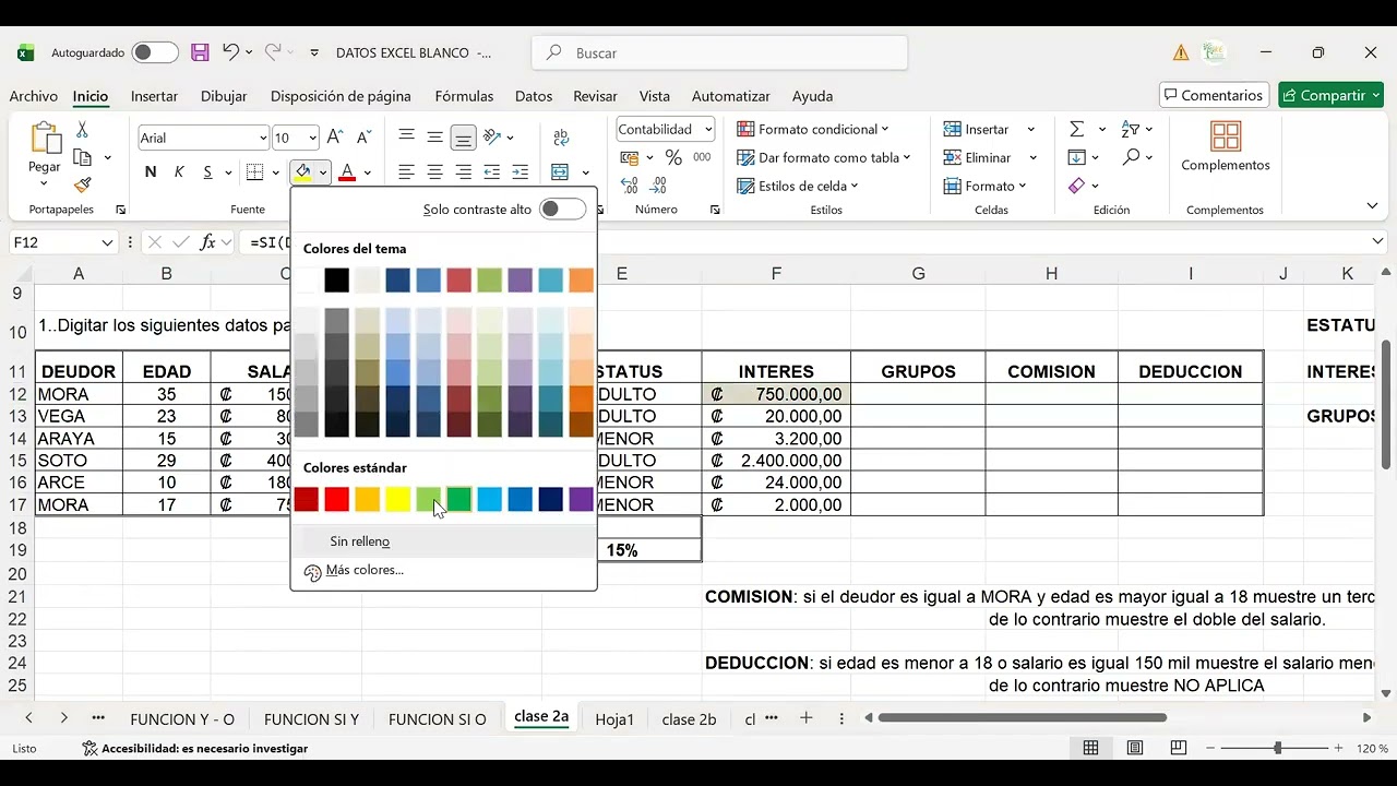 Lección #03 Excel Básico Empresarial Profesora Carolina Mar 04