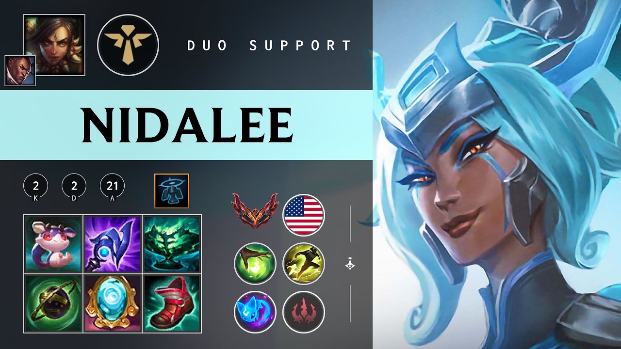 Nidalee Support vs Sona - NA Grandmaster Patch 26.05