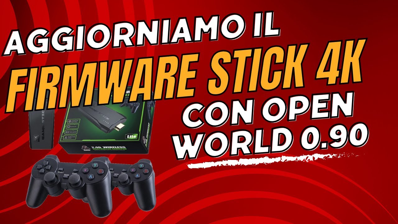 Firmware Upgrade e Backup sulla Stick 4K