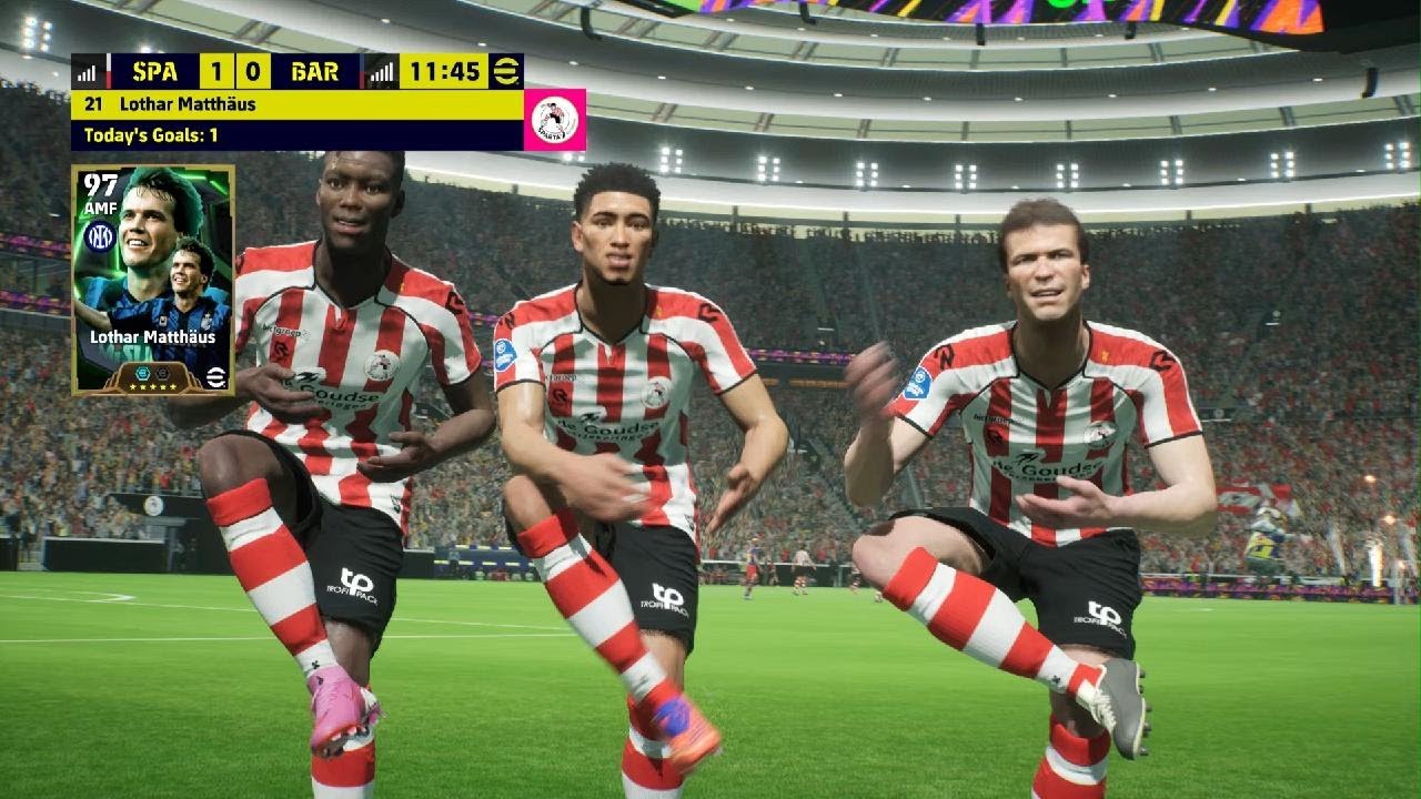 Opponent's explosive Hadji Douf, my explosive Adriano,Gullit's decisive goal! eFootball Div3 Jan'26